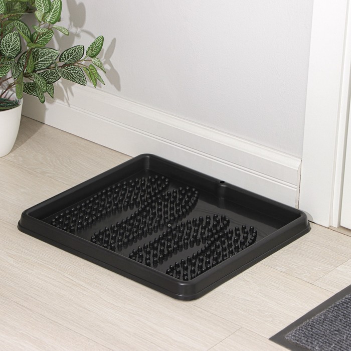 Лоток для обуви DAREL 39х43 черный