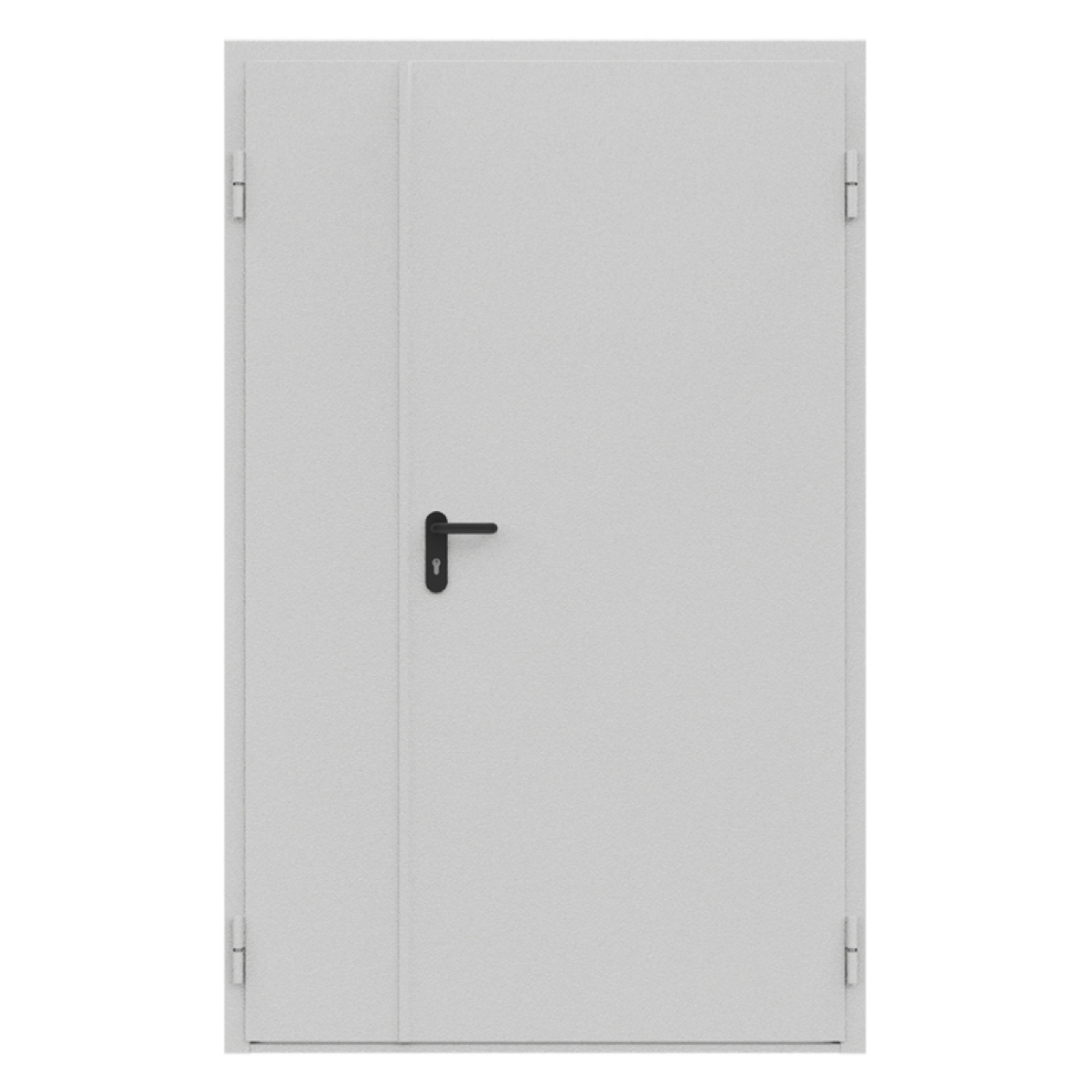 УЦЕНКА Дверь противопожар. 2ДП (EI-60, без доводчика, 90кг) RAL 7035 1350*2050 правая