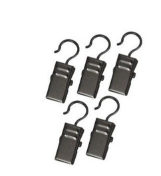 К-т зажимов для метал.колец 20 шт. СЗФ-9031 черный никель