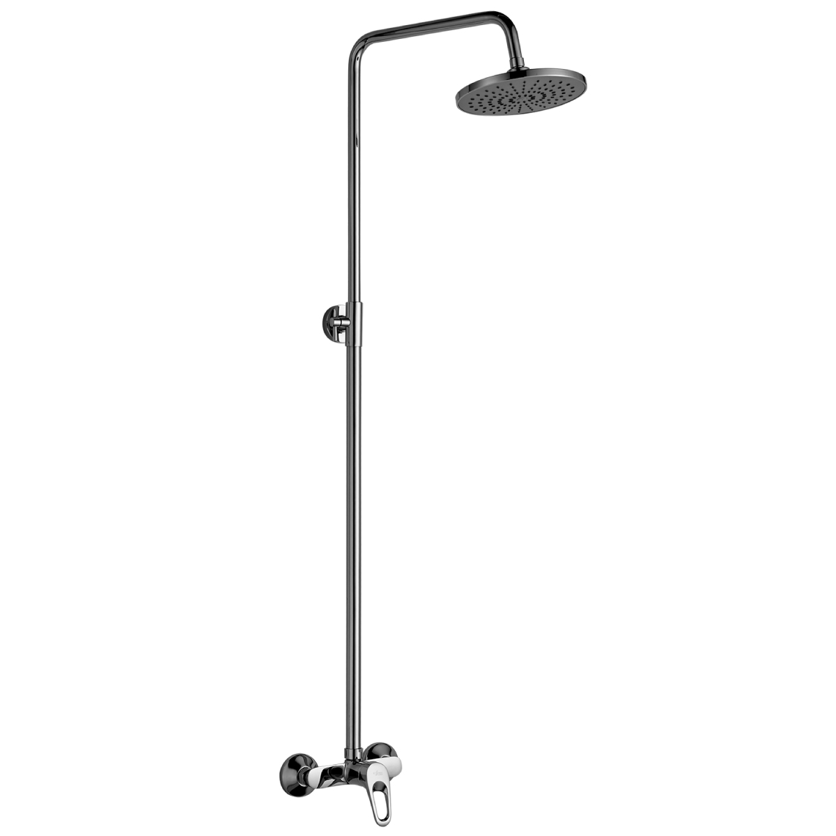 Смеситель одноручный (35 мм) для душа с верхней лейкой "Тропический дождь", хромB35-44