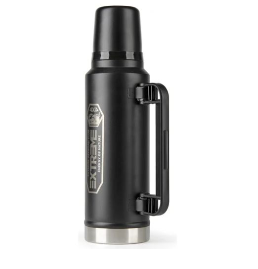 ТЕРМОС ИЗ НЕРЖ.СТАЛИ ЦВЕТ СКЛАДНАЯ РУЧКА, 1200 МЛ (ВТ-430F ), ЧЕРНЫЙ