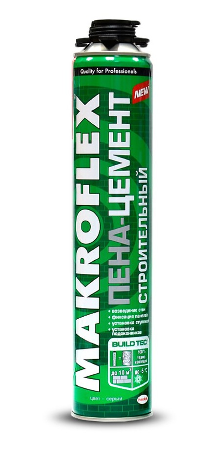 Пена-Цемент Макрофлекс Про, 850 мл (16)