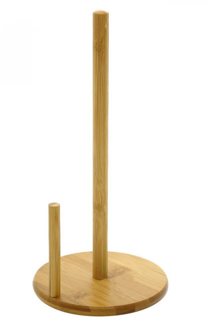 Держатель д/бумажных полотенец бамбук Д160*330мм №1