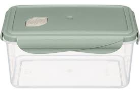 Контейнер д/СВЧ и холод. 1,6л Eco Style прямоуг. герметич. клапан зеленый флэк (20) 433121536 Быт