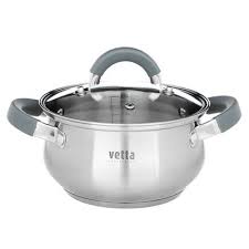 Вена Кастрюля VETTA  16х9,5см. 1,9л. со стекл. крышкой, индукция