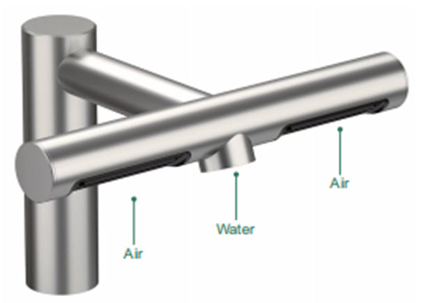 Смеситель с феном SF1204-A Brush motor