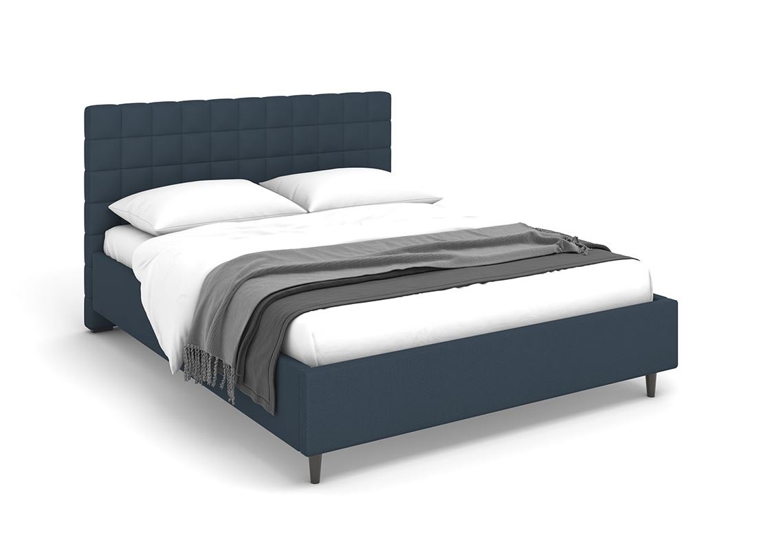 Кровать Ребекка Сканди (24) (с.м.160*200) (ТКФ), ЦП 250 Like ocean, ВариантКроя1