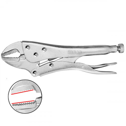 Клещи зажимные 250 мм INGCO HSJP0110 (10)
