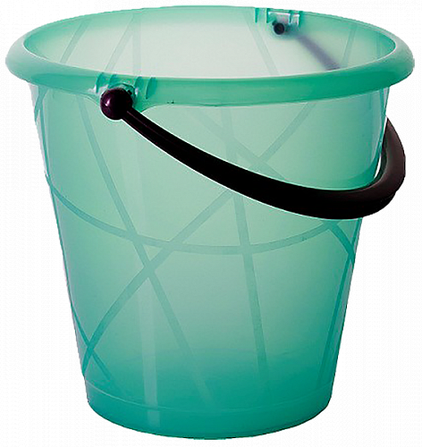 Ведро прозрачное пищевое  7л колор (10)/Ангарск