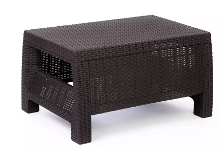 Стол 765*570*420 "Ротанг-плюс" мокко (1) М8841