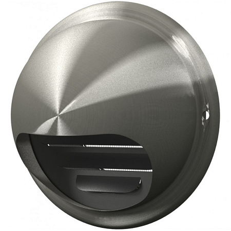 Выход стенной вентиляционный вытяжной металлический с фланцем D100 (18)