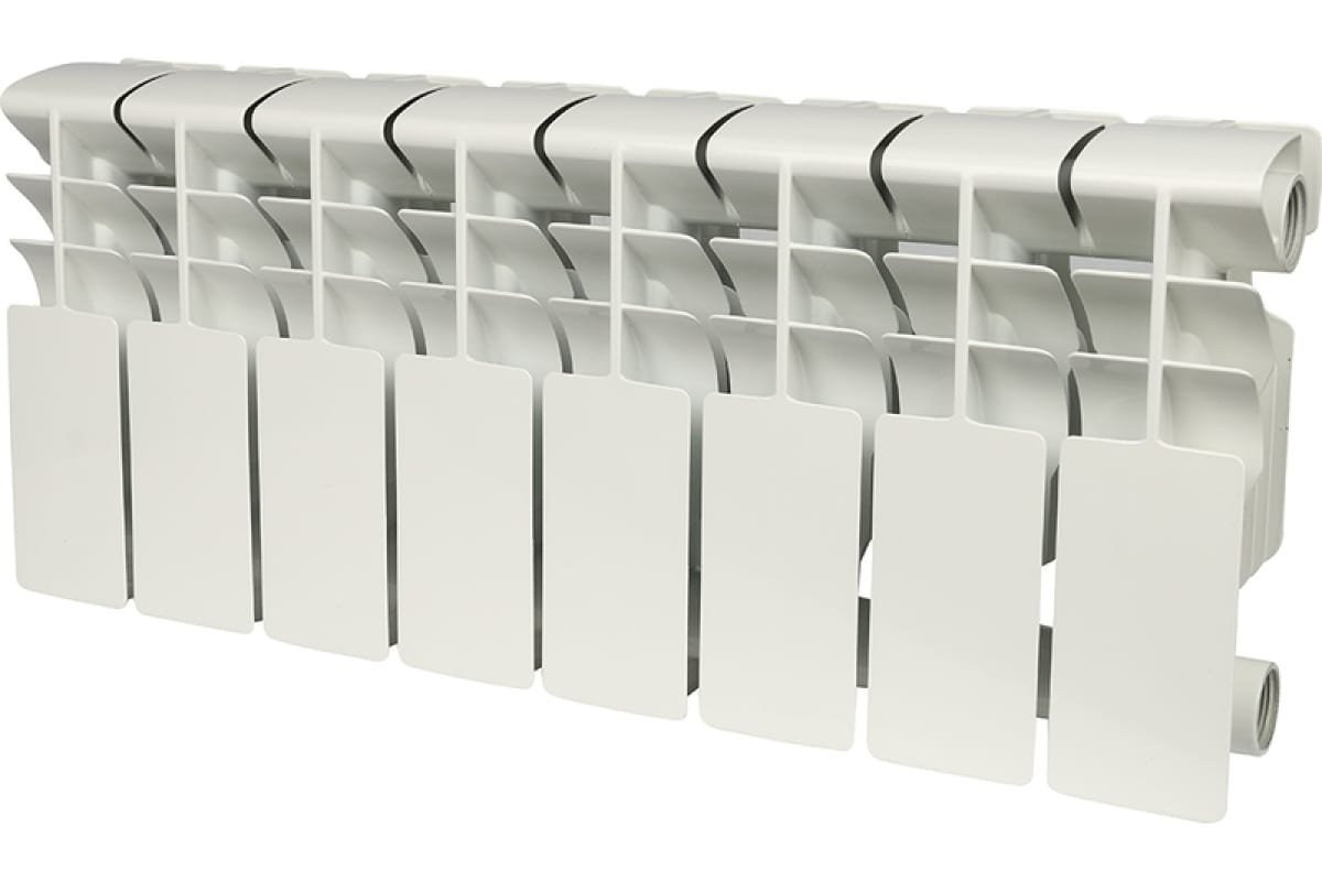 Радиатор алюминиевый Rommer Plus 200 8 секц. (Вт 83)(_1_)