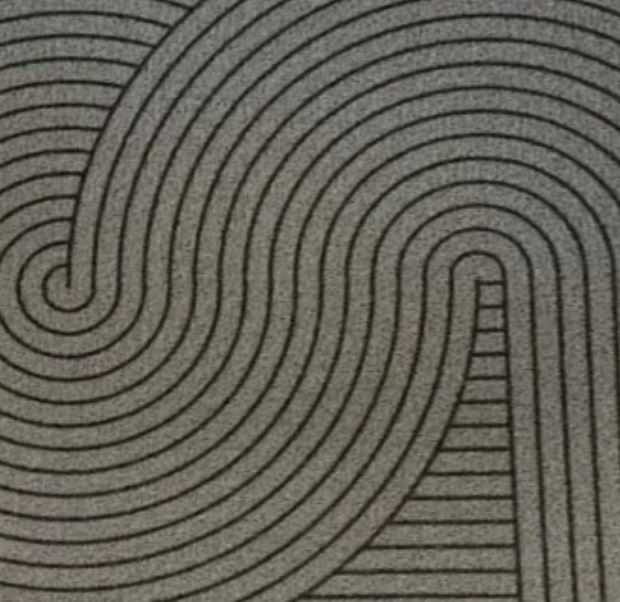 Коврик ПВХ пористый Улитка 40х60 см Серый