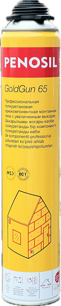 Пена монтажная PENOSIL GOLD GUN 65 зол/б 875мл (12/672)