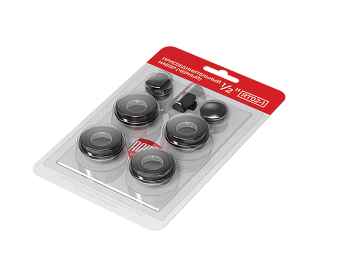 Набор присоединительный Royal Thermo 1/2'' black(_40_)