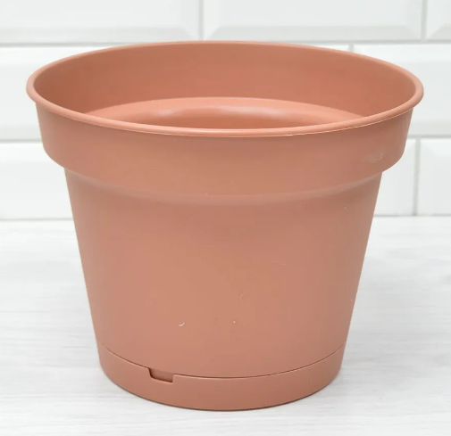 Кашпо "Mint" D240мм 5,0л с/п Терракотовый (15) 221612132/01