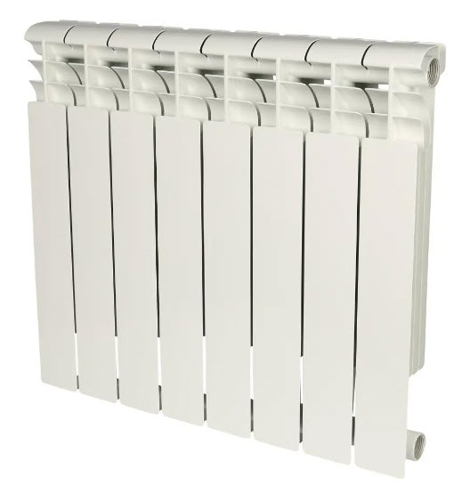 Радиатор алюминиевый Rommer Profi 500 8секц. (гл 80мм) (Вт 157)(_1_)