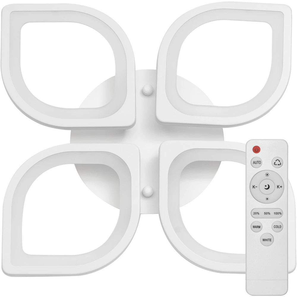 Светильник потолочный 52015 3 FLORENCE ДУ 3 режима 86Вт 25м² белый Ritter