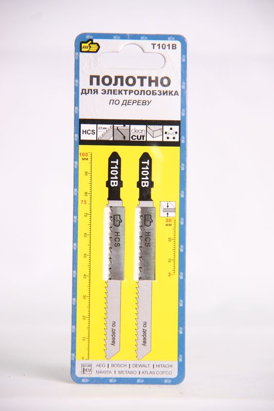 Полотно для э/лобзика по дер Т101ВR (1уп-2 шт) (10)