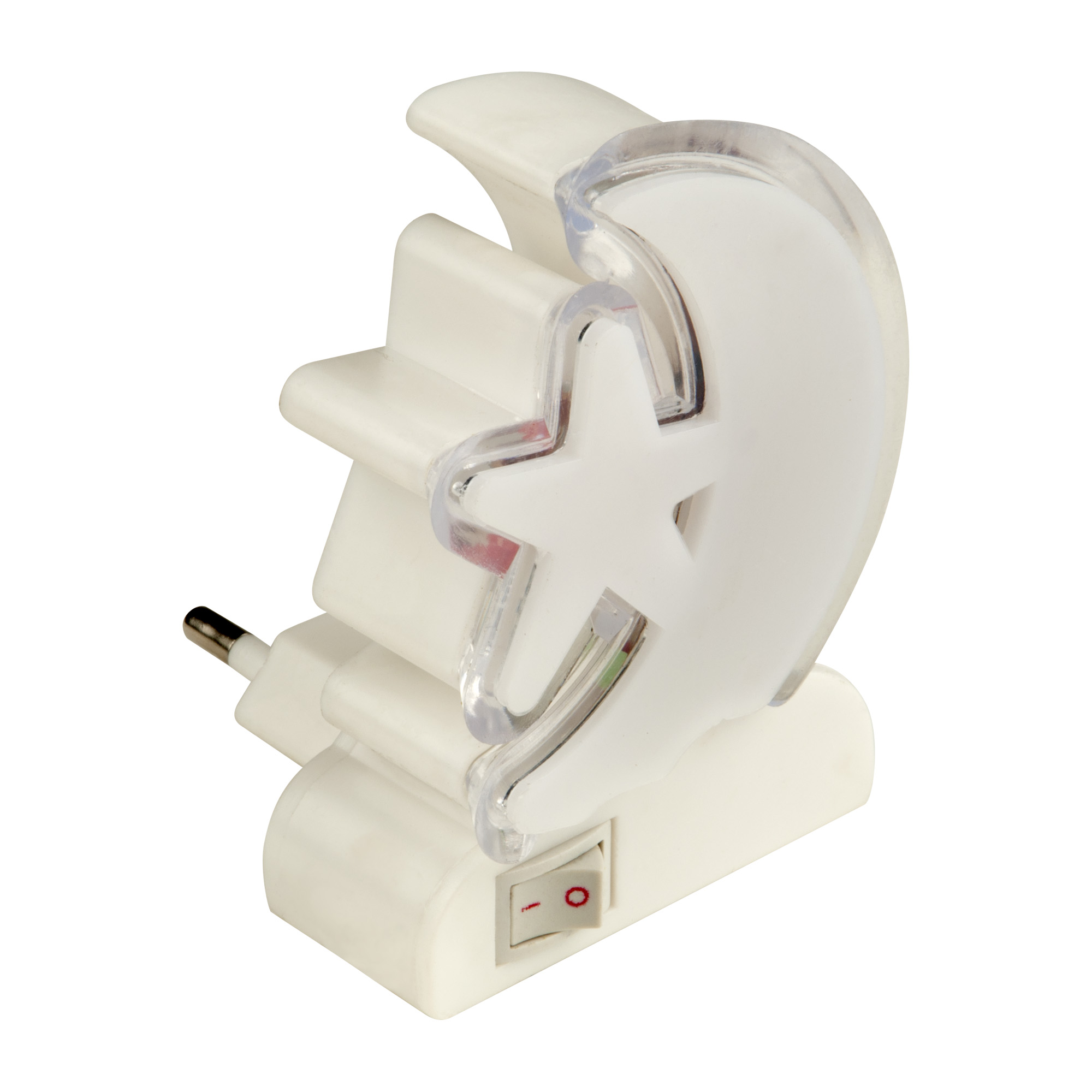 Светильник-ночник. Без выключателя.Блистер DTL-301-Месяц со звездочкой/RGB/4L ED/0,5W(__)