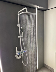 Душевая система SOLANO с тропическим душем высокого давления