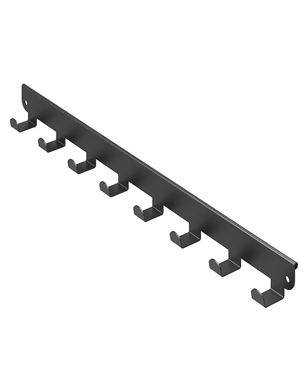 Панель с крючками боковая ПРАКТИК Home GHB-40, графит