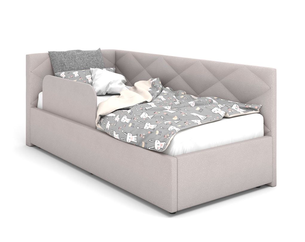 Кровать Эмили с бортиком Elvas Latte, ВариантКроя1, <Р>