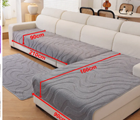 Дивандек Волна серый 90*210 см