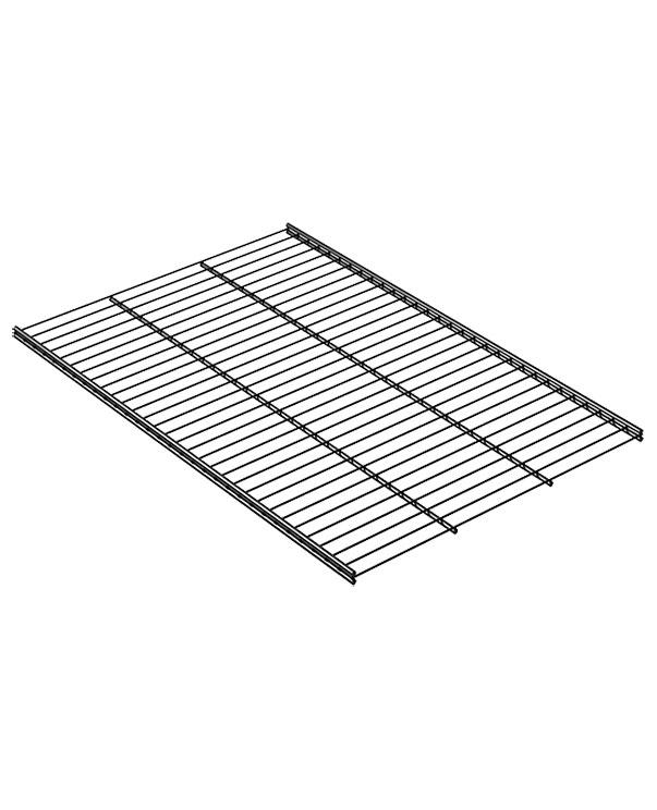 Полка сетчатая ПРАКТИК Home GSh 60х40, графит