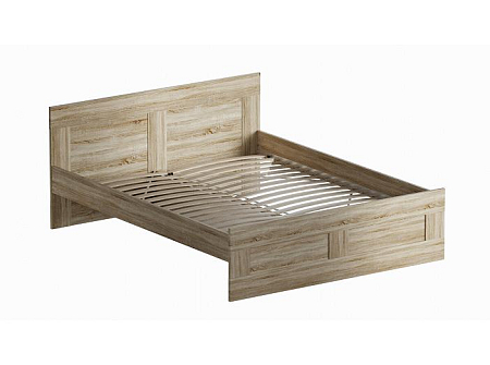 Кровать двойная СИРИУС 160х200 сонома RU