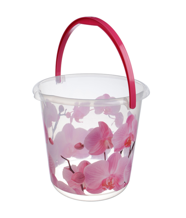 Ведро пласт. 5л ДЕКО (10) М2425