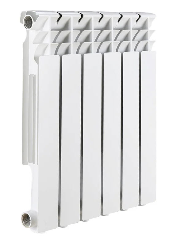 Радиатор биметаллические Rommer Optima 500 6 секц (Вт 129)(_1_)