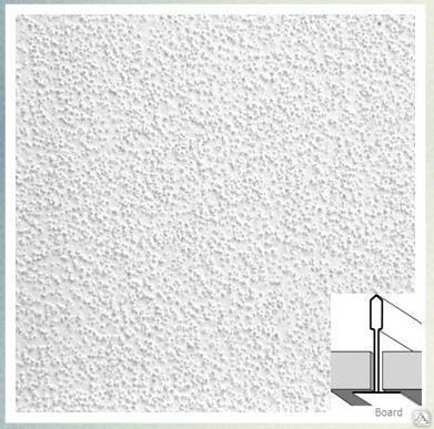 Плита потол OASIS негорючий Board 600 x 600 x 12 мм (уп.20шт=7,2м2)