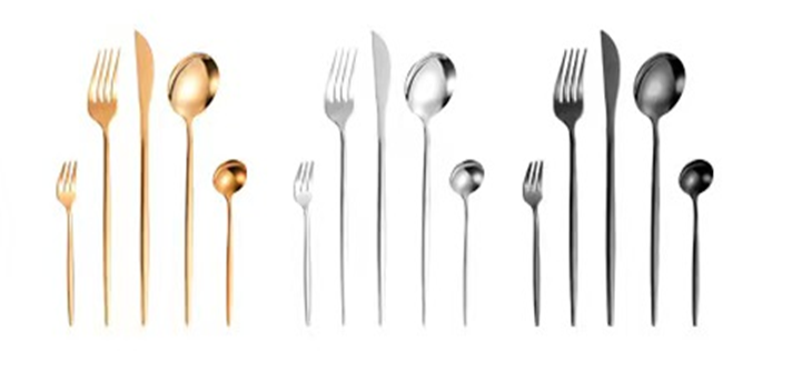 Набор столовых приборов Black 24 предметов черный