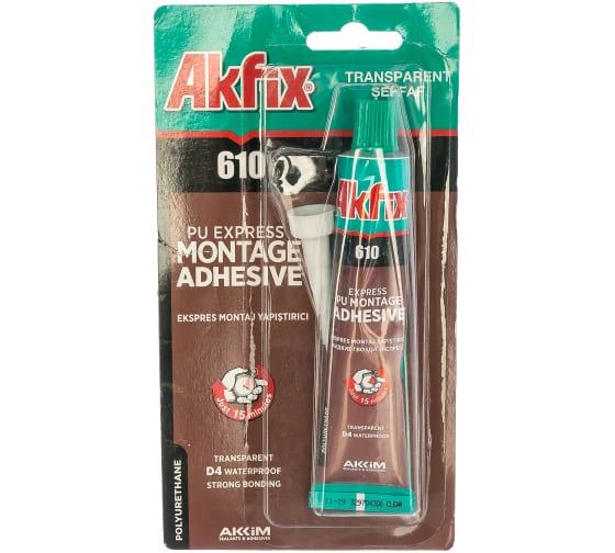 Клей Экспресс Д4, полиуретановый, Akfix 610, 50 мл. (30)