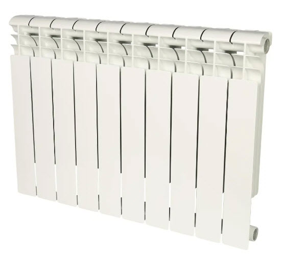 Радиатор алюминиевый Rommer Profi 500 10секц. (гл 80мм) (Вт 157)(_1_)