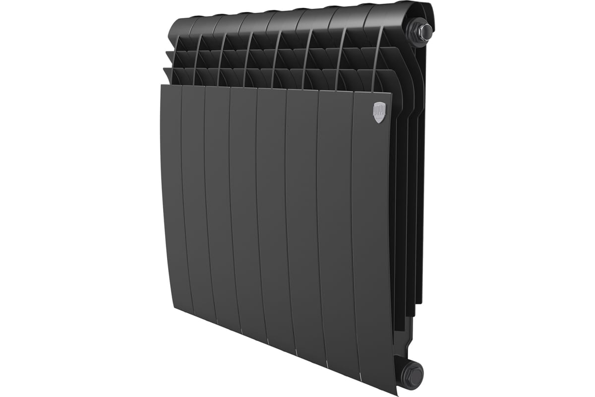 Радиатор биметаллический Royal Thermo Biliner 500 /Noir Sable/8секц. (Вт 170)(_1_)