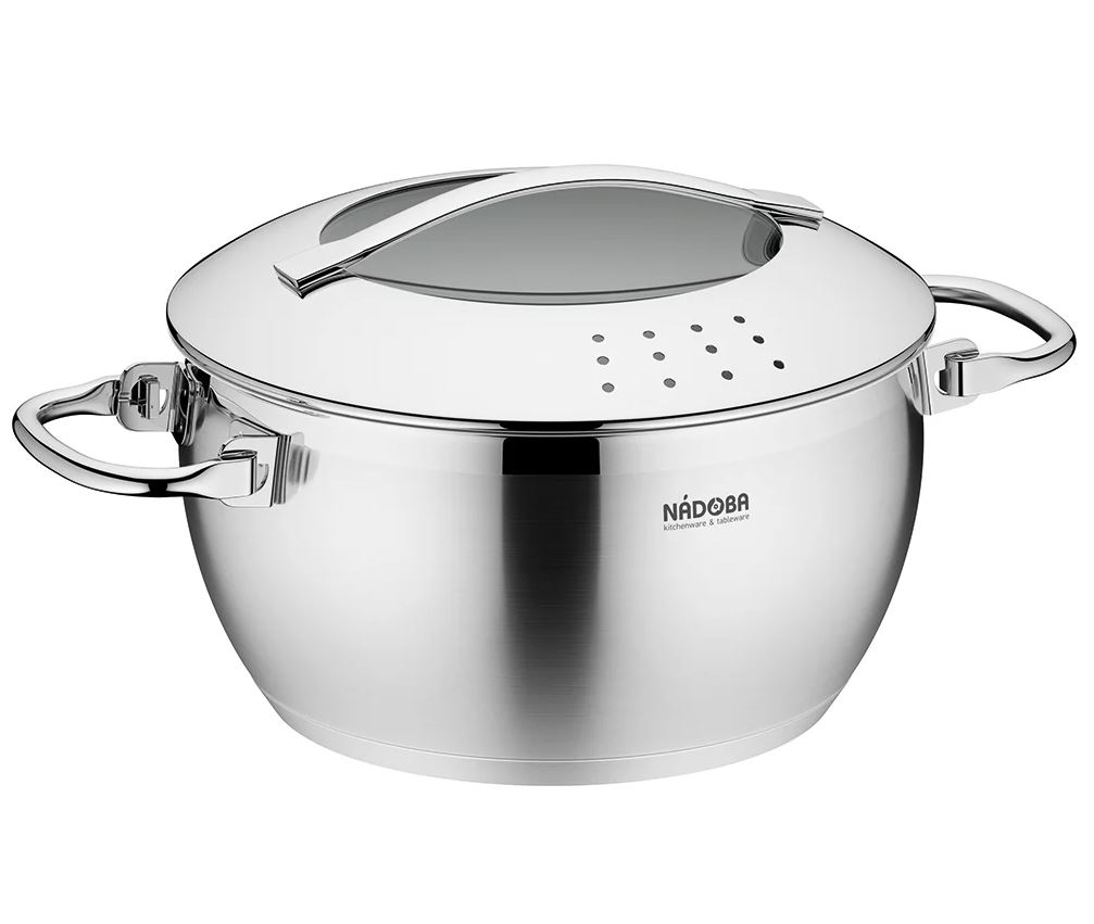 Кастрюля со стекл. крышкой 20 см/2,8 л, NADOBA, серия MARUSKA							