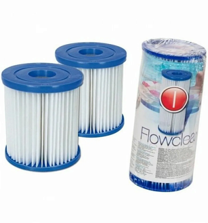 Картридж сменный 2 шт. для насосов-фильтров 8*9 см Bestway (тип I) (58093)