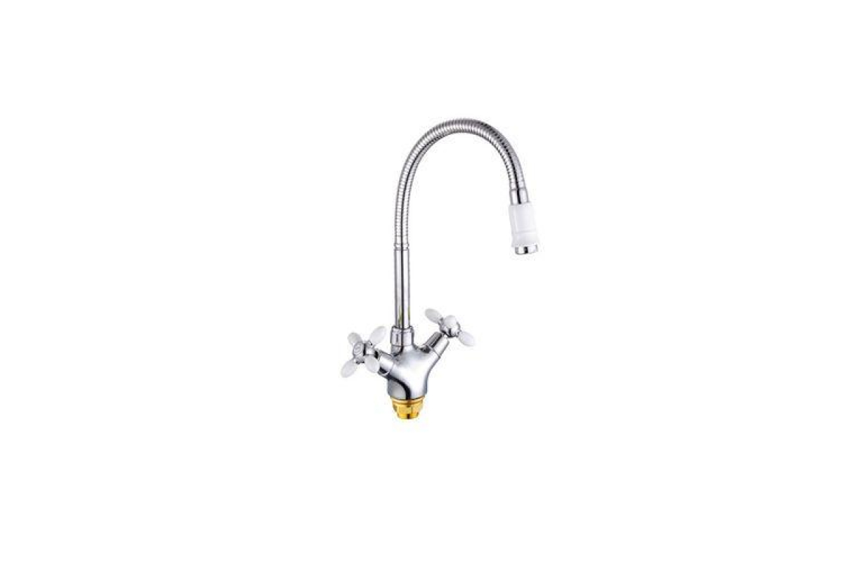 Смеситель с цветным наконечником и ручками P5860-7(__)