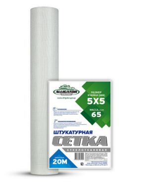 Cетка стеклотканевая ProFit ШТУКАТУРНАЯ, ячейка 5х5 , 1х20м (10)