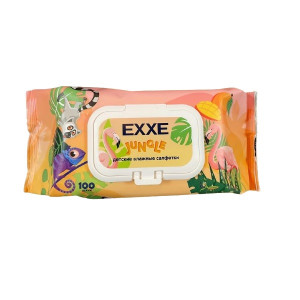 Салфетки влажные детские EXXE Джунгли , 100 шт(_16_)
