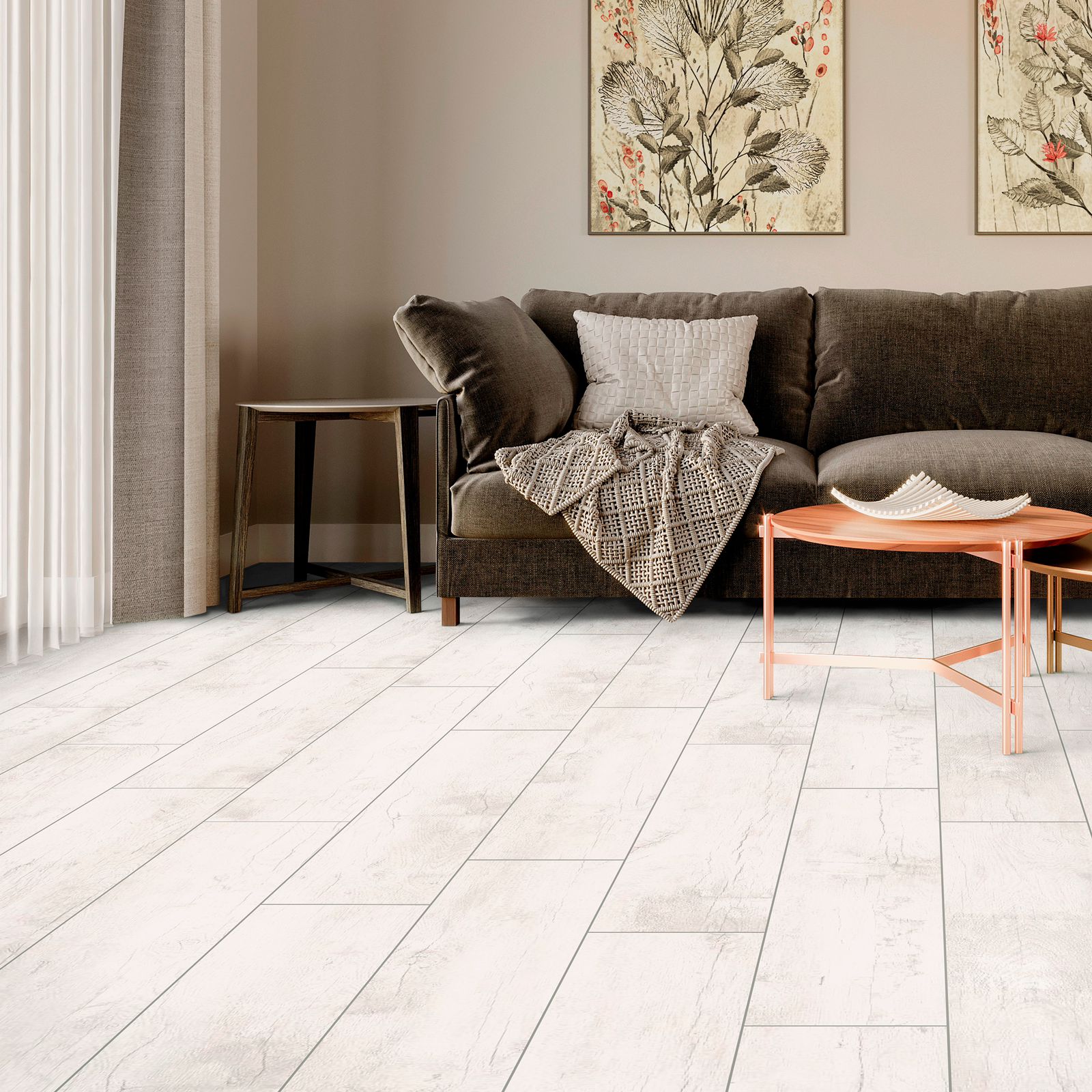 Ламинат ELEGANTE Дуб Неаполь NL V4 1382*193*8мм 33кл. (0,2667) 1/8 (480) ПРОМО