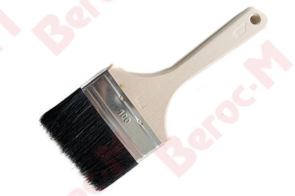 Кисть  КФ 100*14 Т4 натур.ЧЕРНАЯ.щетина (35)