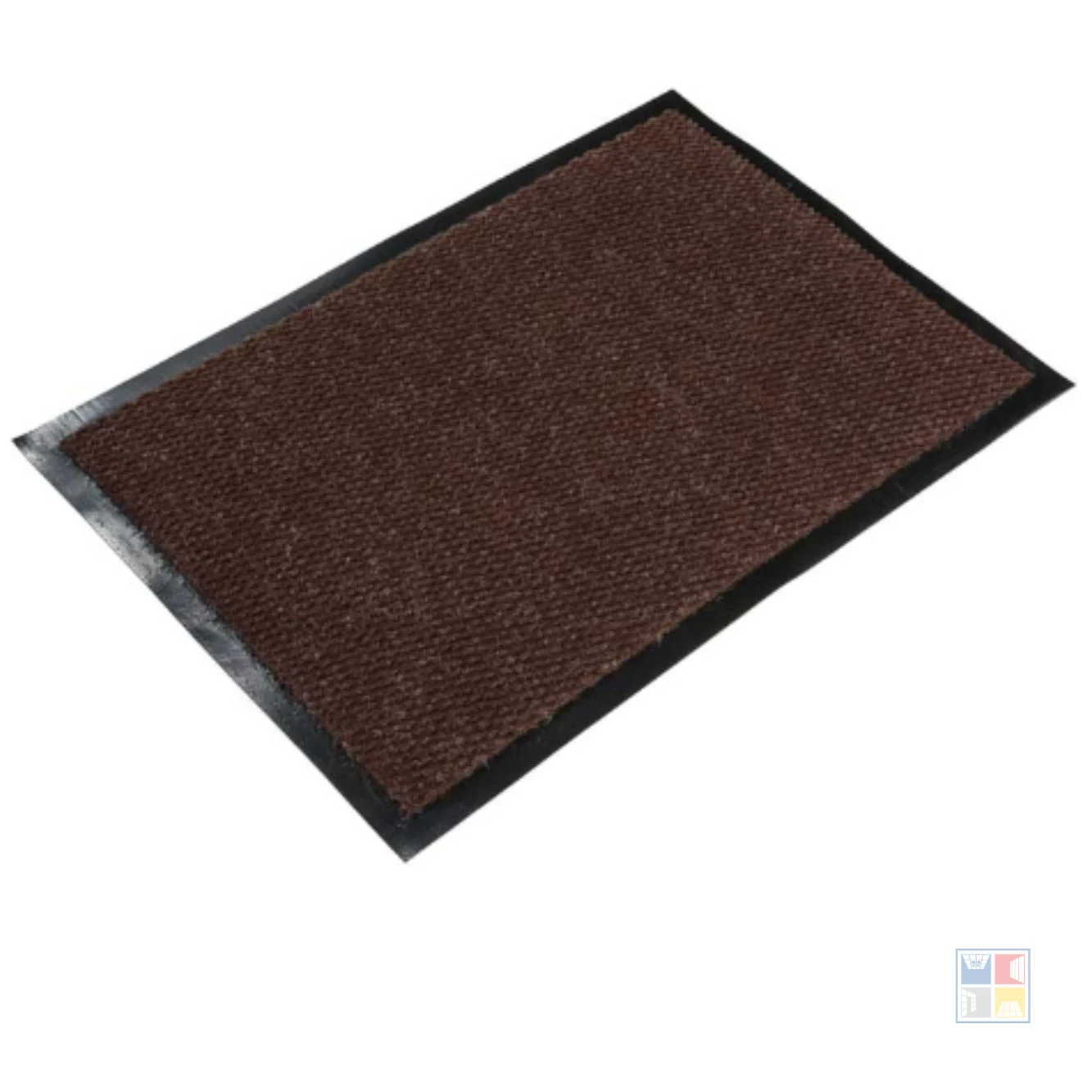 Коврик грязезащитный Траффик 40х60см, коричневый