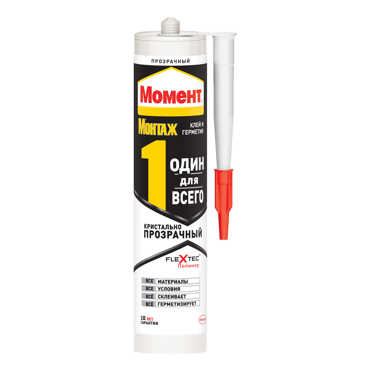 Клей "Момент Монтаж Один Для Всего Прозр." 290 г