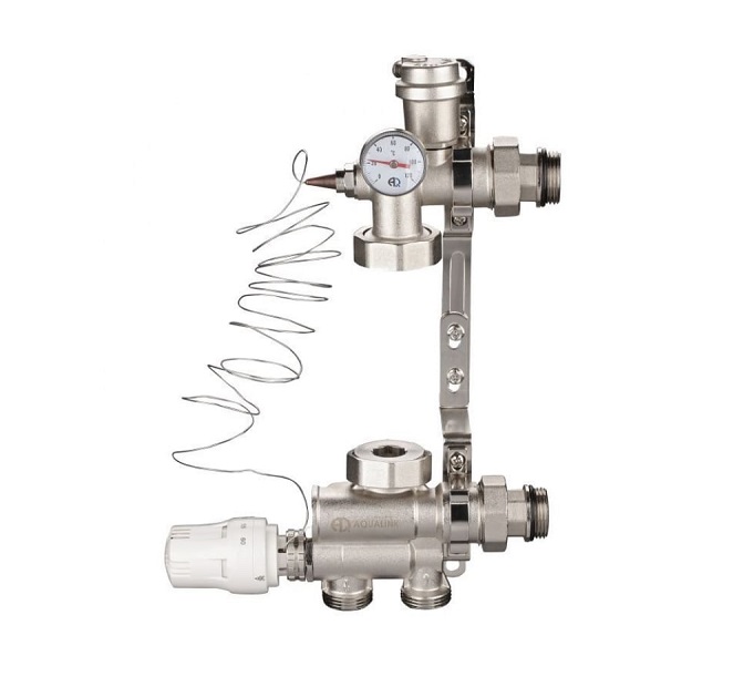 Насосно-смесительный узел универсальный с байпасом (AQUALINK 6/1)