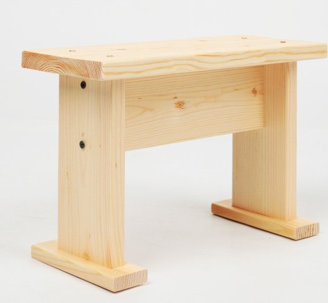 Табурет-банкетка ФИЕСТА 35x14x23,5cм, неокрашенный, 500777