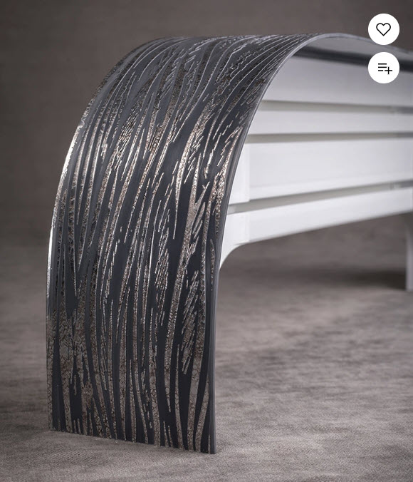 Карниз Эдельвейс 7см с/п 3,0м 3-х рядный графит-антик (5)