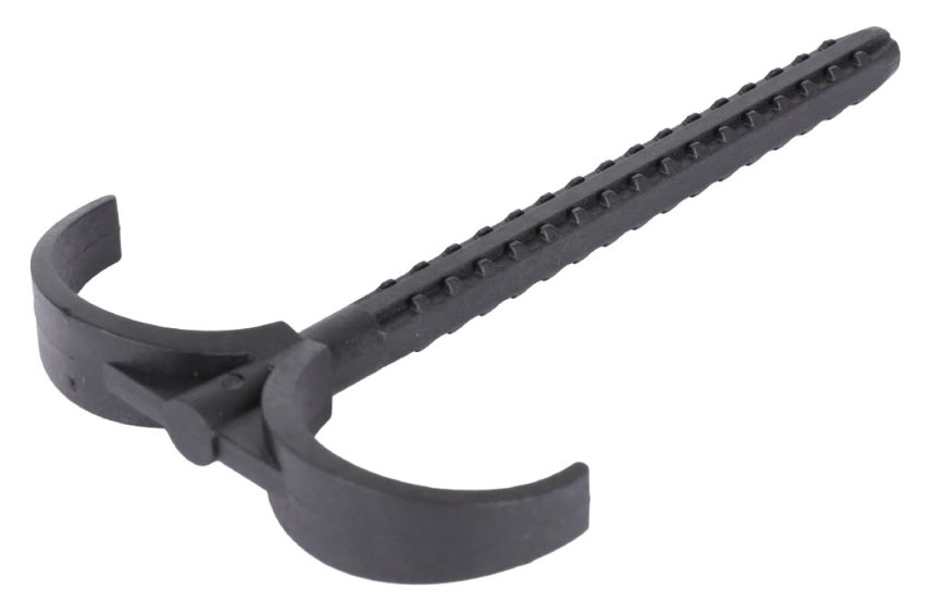 Дюбель-крюк STOUT двойной, для труб д.32мм, длина 80мм(_1_)